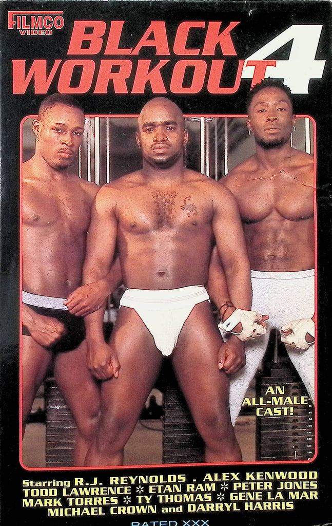 Black Workout 4 RJ Reynolds Alex Kenwood Filmco 1993 Gay Male VHS 091924AMPVHS5