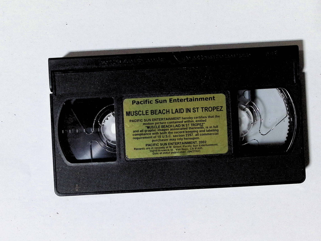 Muscle Beach Laid In St Tropez Pacific Sun Entertainment Gay VHS 2002 103124JKVHS2