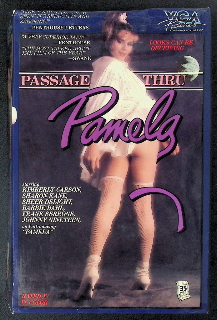 Passage Thru Pamela ft. Kimberly Carson, Sharon Kane, Sheer Delight, Barbie Dahl, Adult VHS Caballero 2001 100725AKVHS