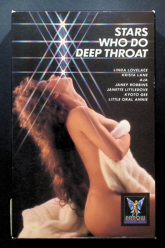 Stars Who Do Deep Throat Arrow Productions VHS 1995 Linda Lovelace Krista Lane 120424DMVHS