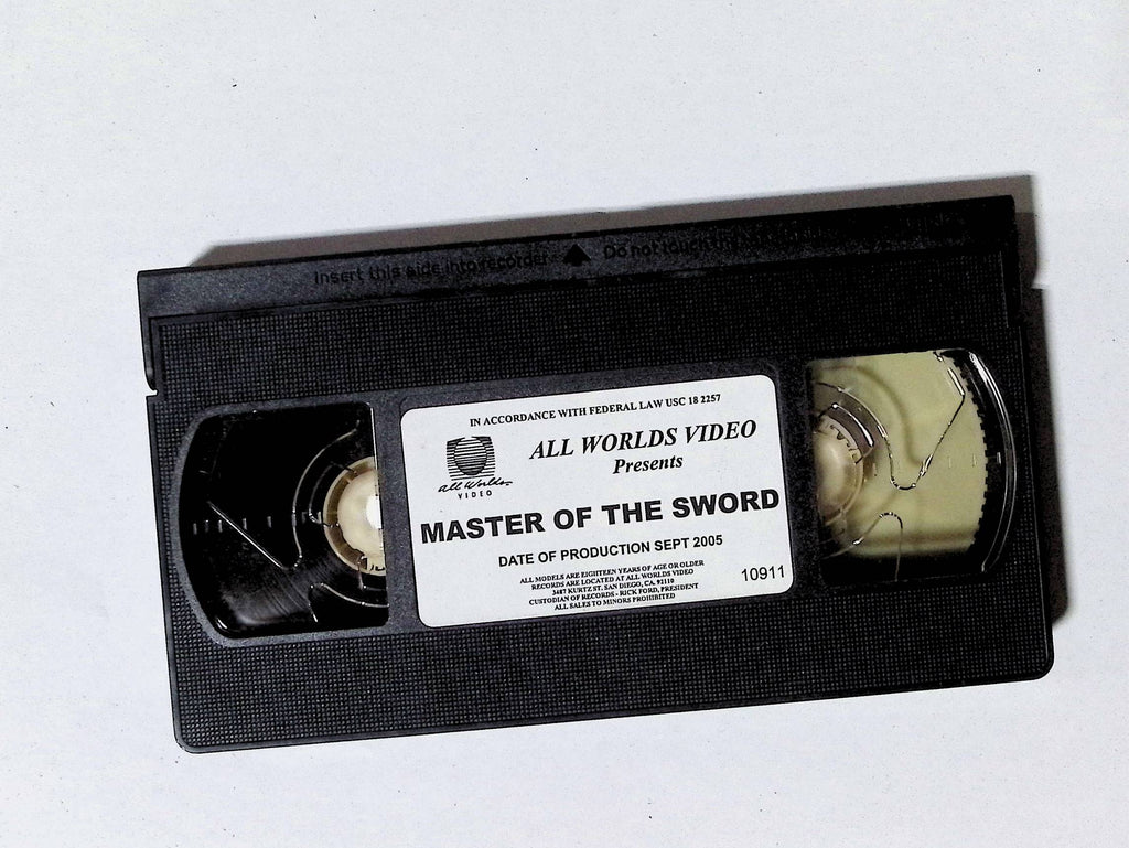 Master Of The Sword All Worlds Video Gay VHS 2005 103124JKVHS2