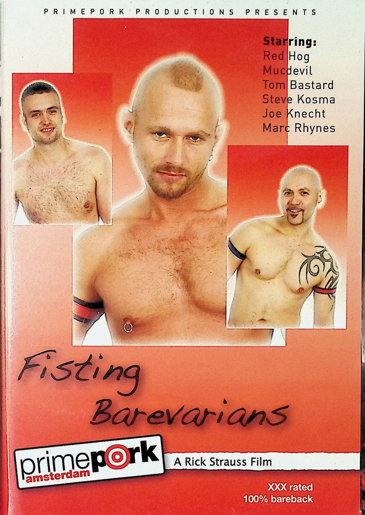 Fisting Barevarians DVD Red Hog, Tom Bastard, Steve Kosma Prime Pork 031924tsdvd