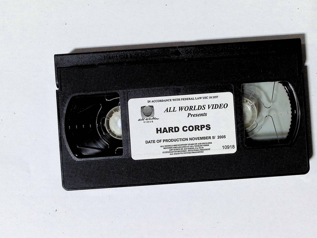 Hard Cops All Worlds Video Gay VHS 2005 103124JKVHS2