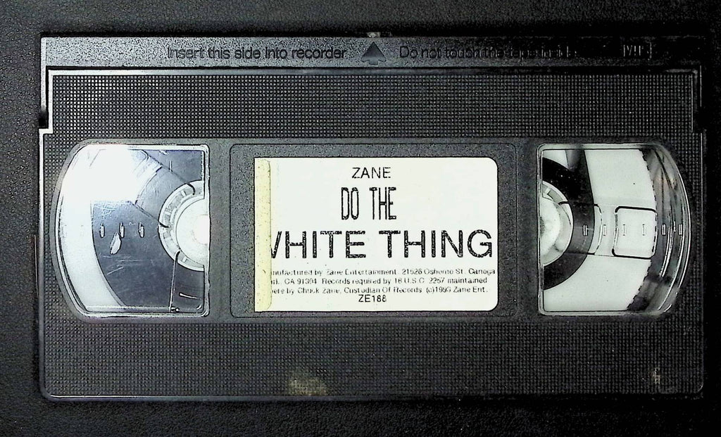 Do The White Thing Zane VHS 1993 031425DMVHS2