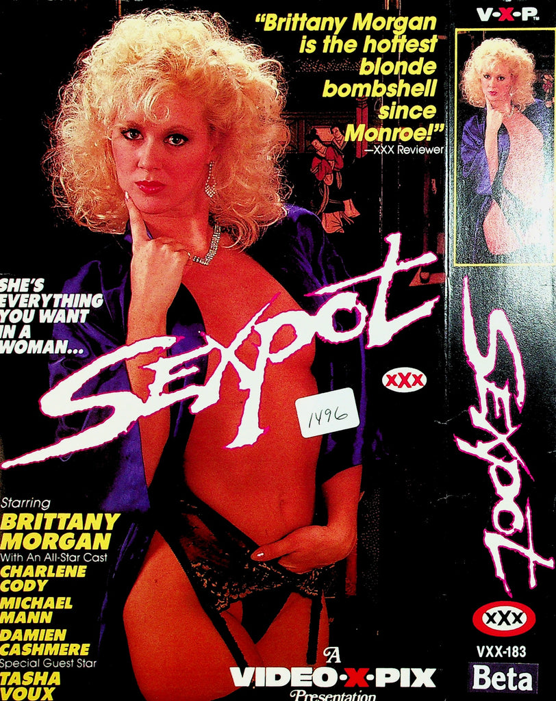 Sexpot Brittany Morgan Charlene Cody Michael Mann Adult VHS Video-X-Pix 052526NAVHS-19