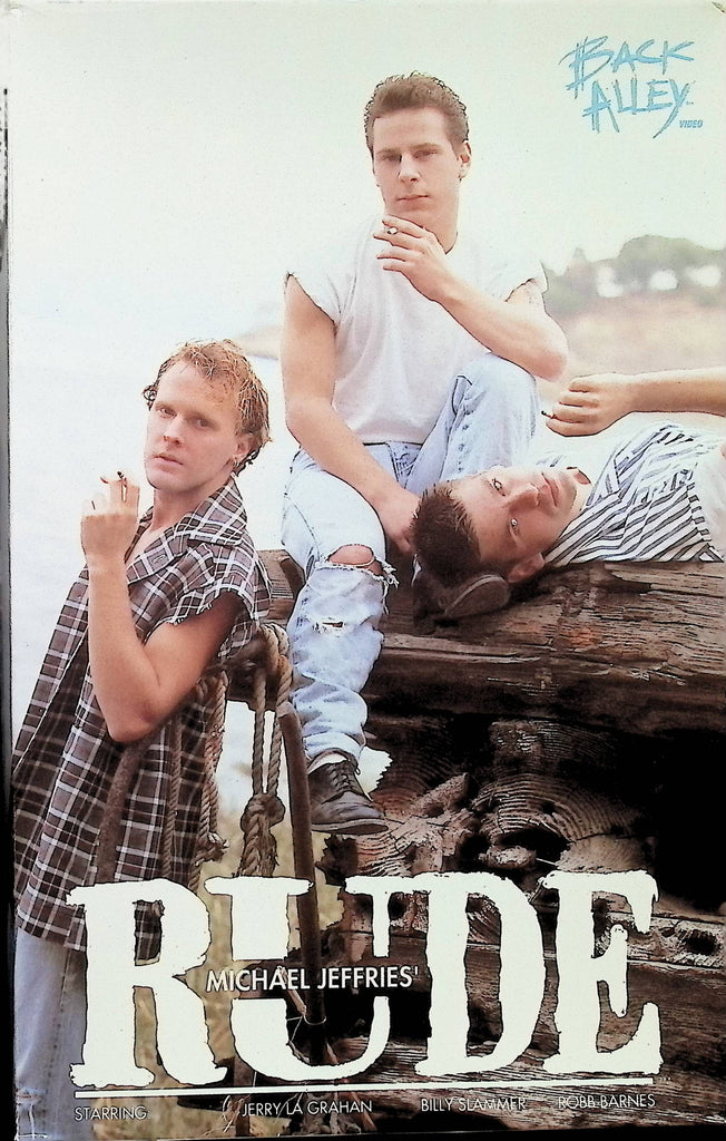 Michael Jeffries Rude Jeffrey Grahan Billy Slammer Back Alley 1990 Steel Creek Studio Gay Male VHS 091924AMPVHS5