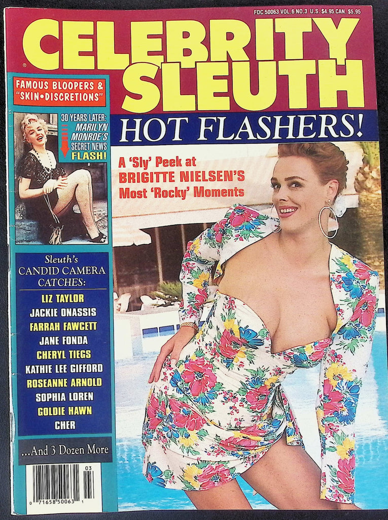 CLEARANCE Celebrity Sleuth Magazine ft. Brigitte Nielsen March 1993 101725AKP-29