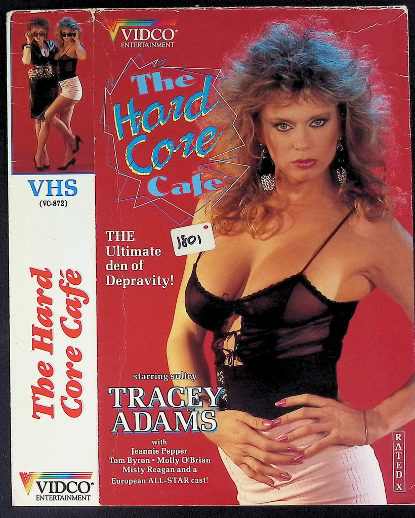 Hard Core Cafe Tracey Adams Jeannie Pepper Molly O'Brian Adult VHS Vidco Entertainment 040126AKVHS