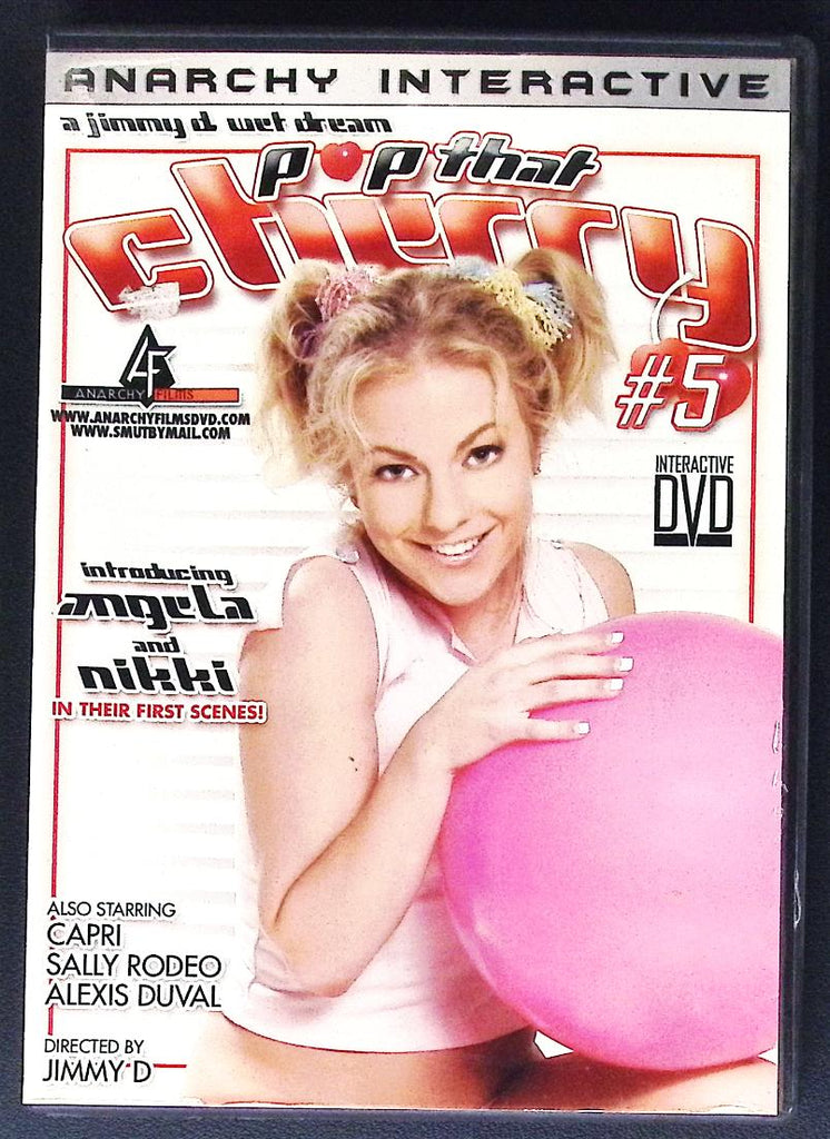 Pop That Cherry #5 Starring Angela Nikki Capri Sally Rodeo Adult DVD Jimmy D Rocky Black Anarchy Interactive 080625ADVD2