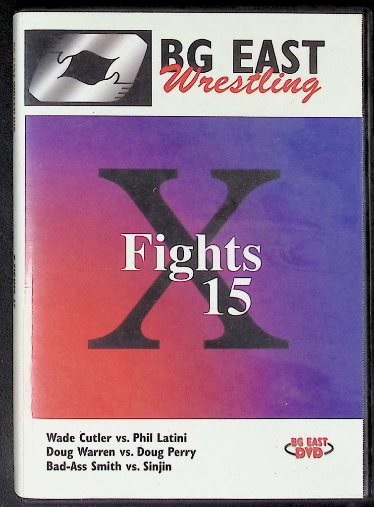 X-Fights #15 Wade Cutler Phil Latini Doug Warren Gay DVD BG East Wrestling 1995 011326AKDVD