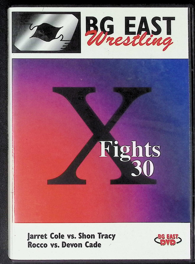 X-Fights #30 Jarret Cole Shon Tracy Rocco Devon Cade Gay DVD BG East Wrestling 2006 011326AKDVD