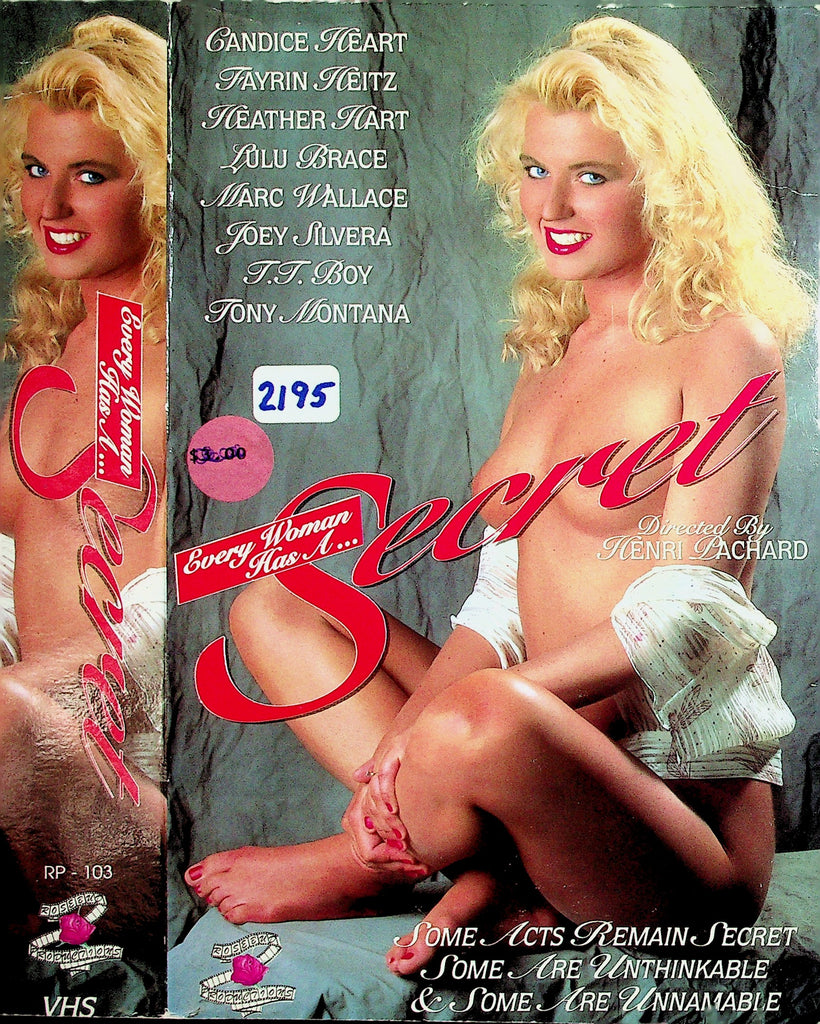 Every Woman Has A Secret with Candice Heart Tayrin Heitz Heather Hart Adult VHS Rosebud 052726NAVHS-5