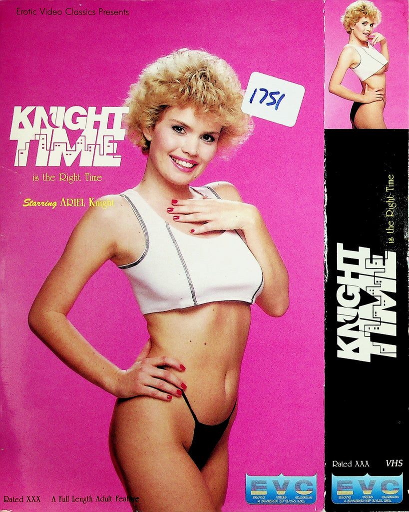 Knight Time is The Right Time Ariel Knight Adult VHS EVC 051126NAVHS-3