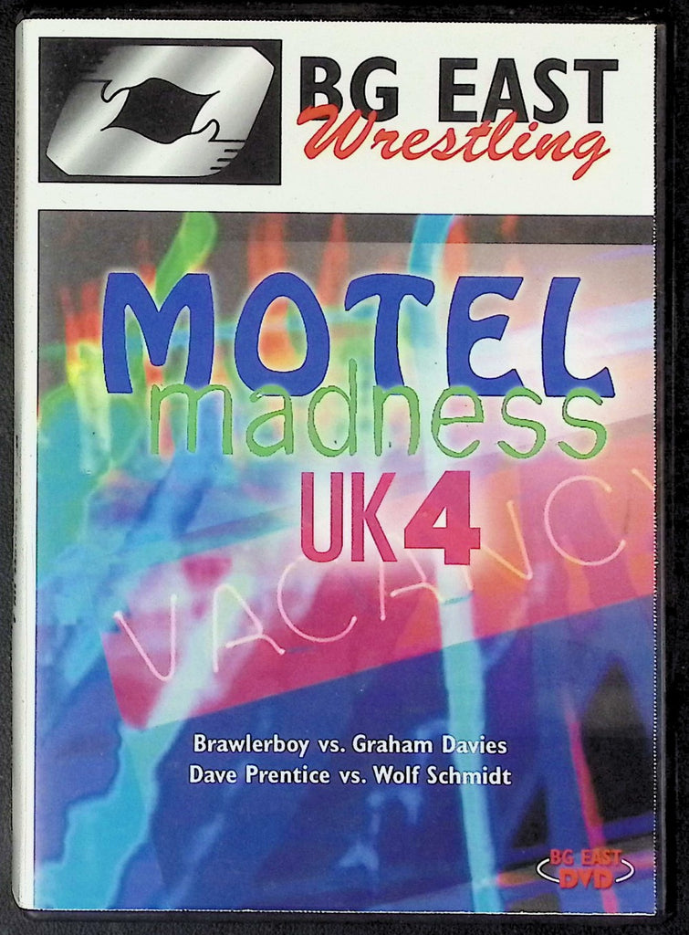 Motel Madness UK #4 Brawlerboy Graham Davies Dave Prentice Wolf Schmidt Gay DVD BG East Wrestling 2005 011326AKDVD