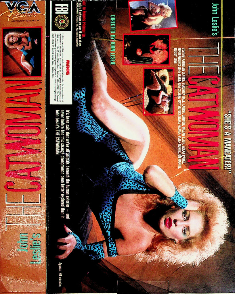 The Catwoman John Leslie Kathleen Jentry Veronica Hall Adult VHS VCA 051126NAVHS-4