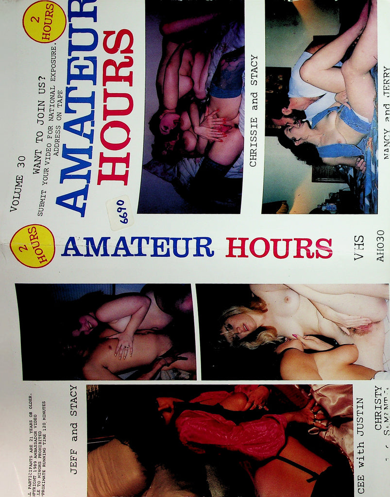 Amateur Hours Volume 30 Want to Join Us? with Chrissie Stacy Nancy Adult VHS A.F.V.C. 061026NAVHS2-1