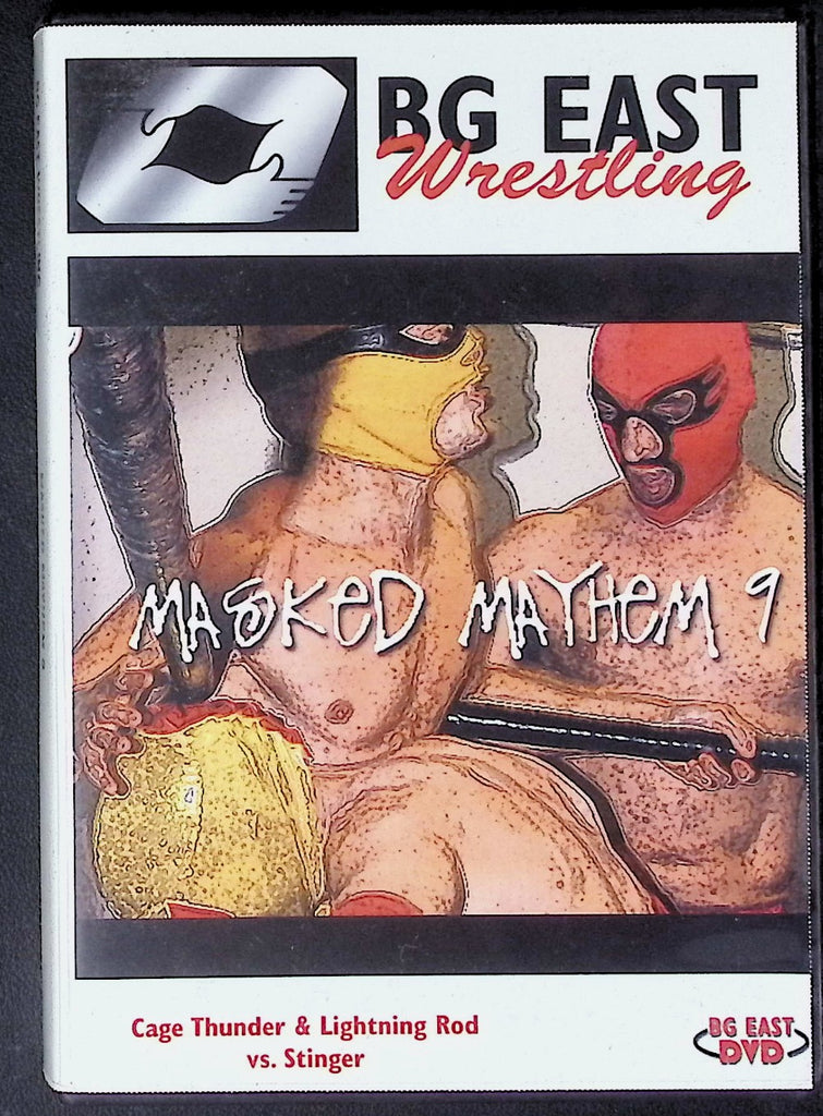 Masked Mayhem #9 Cage Thunder & Lightning Rod vs. Stinger Gay DVD BG East Wrestling 2012 011326AKDVD