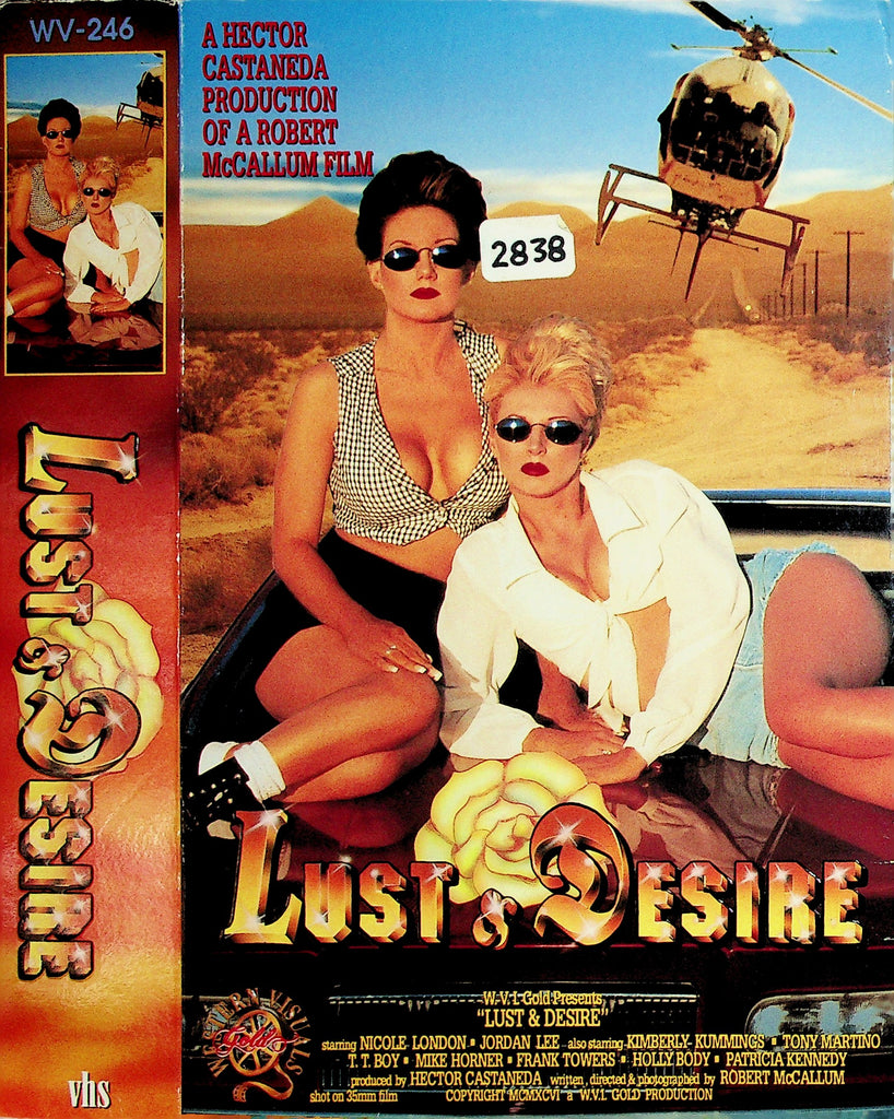 Lust & Desire with Nicole London Jordan Lee Kimberly Kummings Adult VHS Western Visuals 061026NAVHS2-6