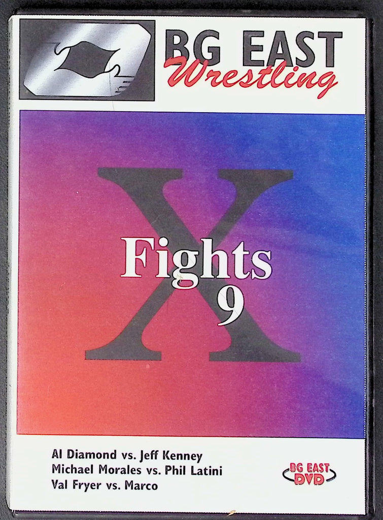 X-Fights #9 Al Diamond vs. Jeff Kenney Gay DVD BG East Wrestling 1993 011326AKDVD