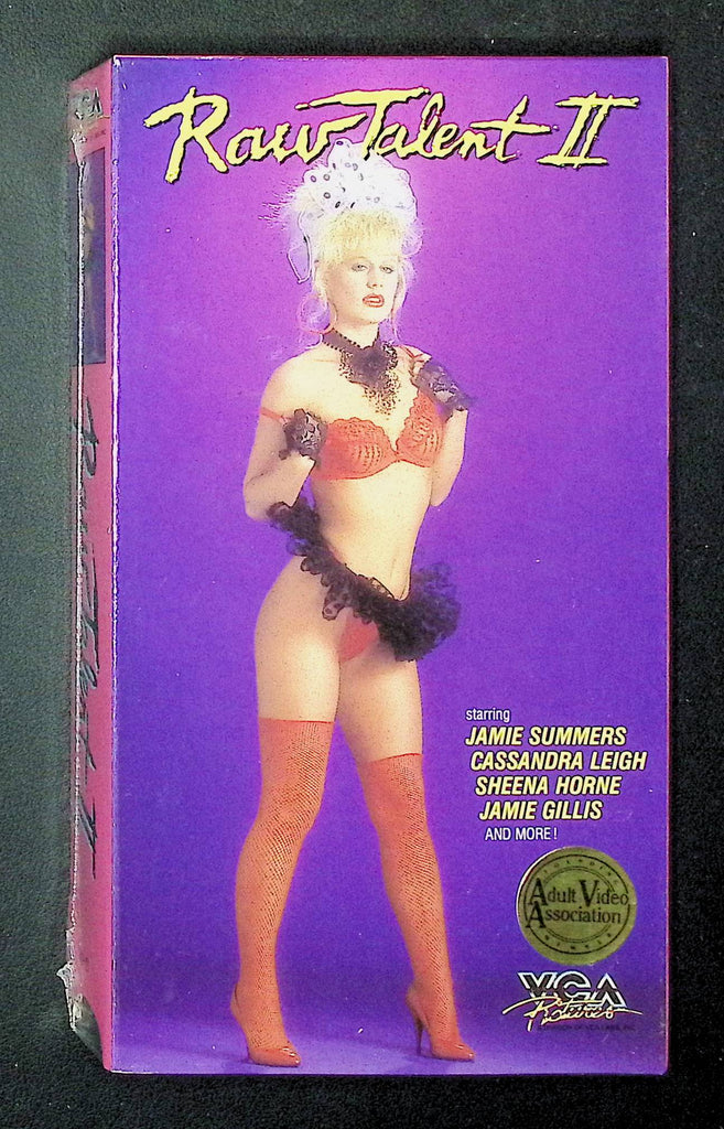 Raw Talent 2 VCA VHS 1990 Jamie Summers Cassandra Leigh 031425DMVHS3