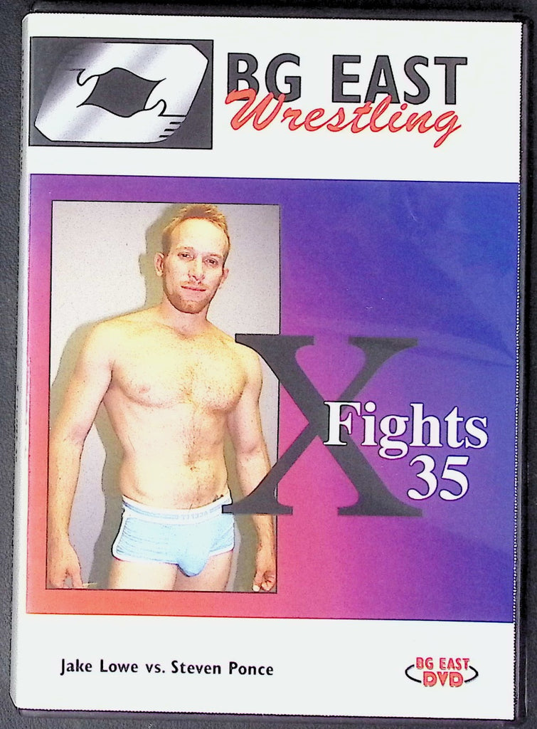 X-Fights #35 Jake Lowe vs. Steven Ponce Gay DVD BG East Wrestling 2013 011326AKDVD