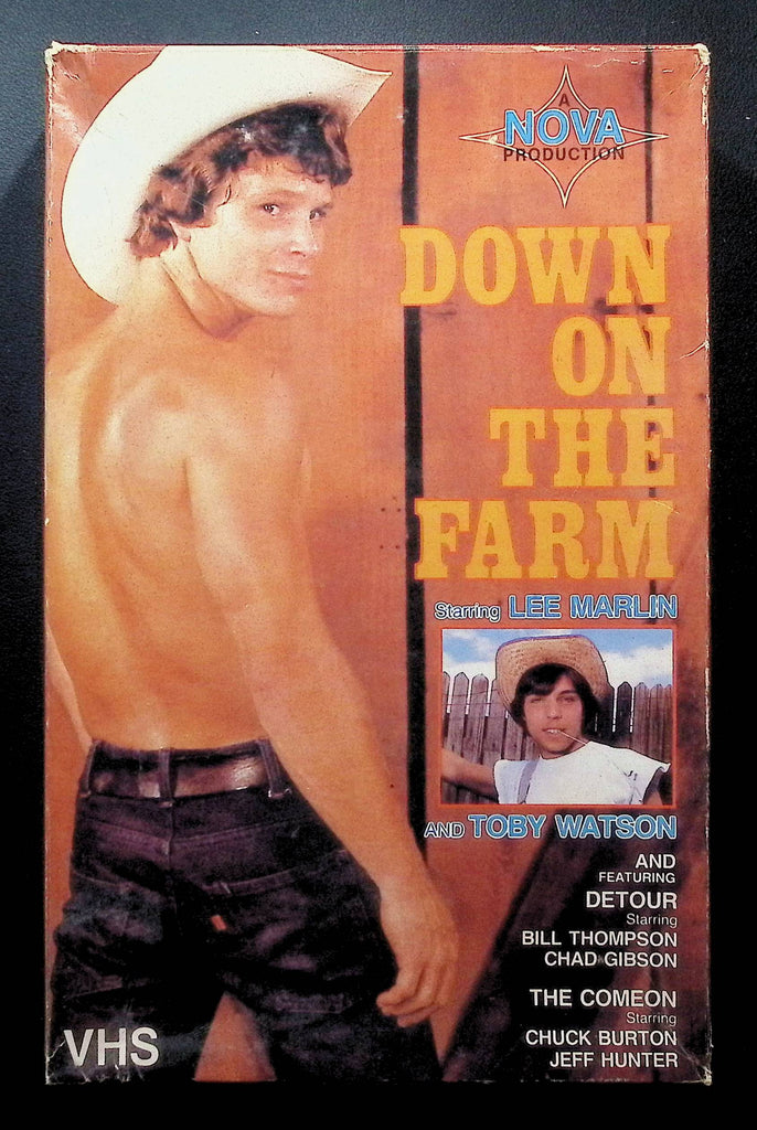 Down On The Farm Nova Productions Gay VHS 1983 Lee Marlin Toby Watson 112924DMVHS