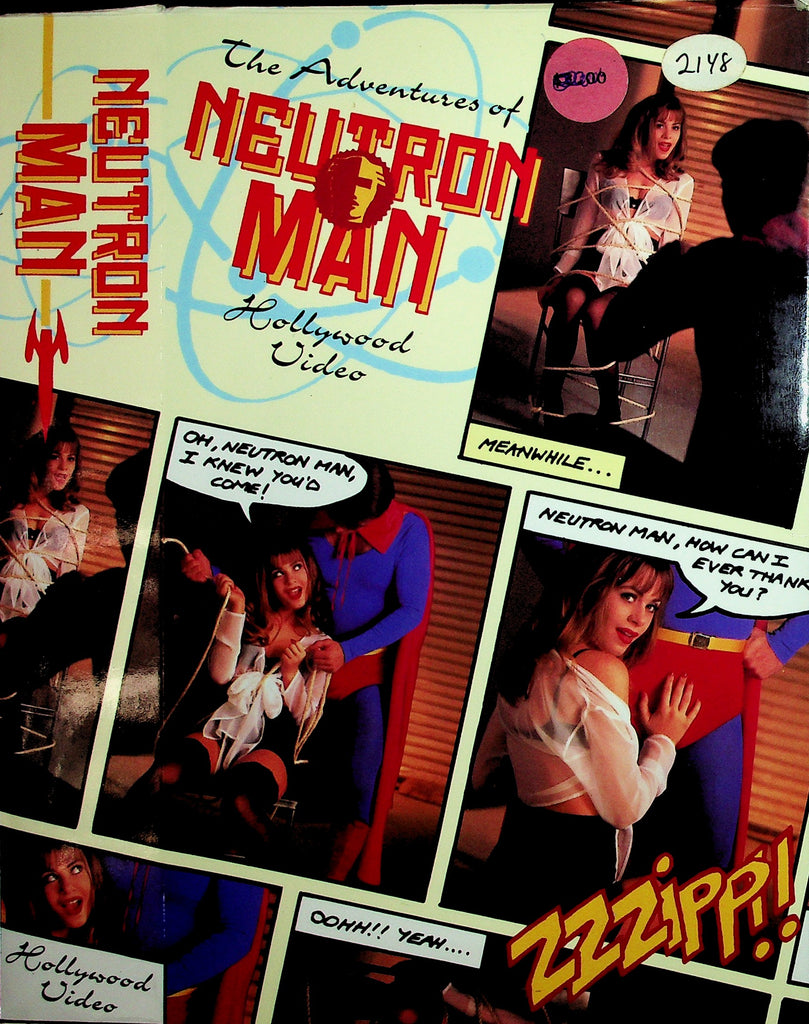 The Adventures of Neutron Man Sierra Melanie Moore Kiss Adult VHS Hollywood Video 052526NAVHS-17