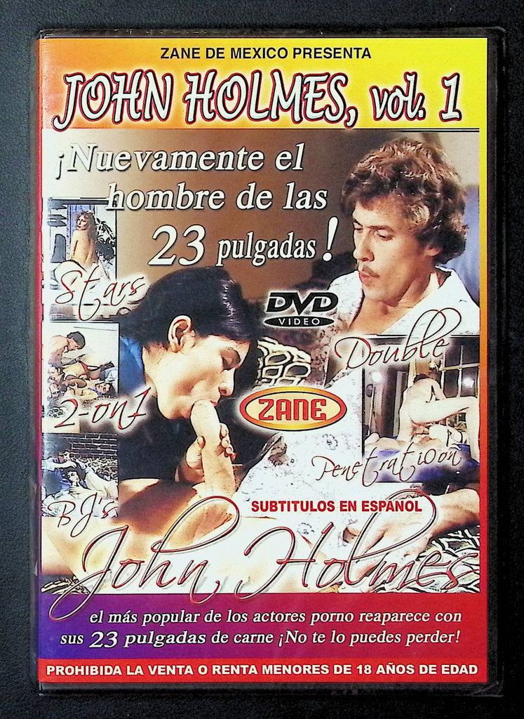 John Holmes Vol. 1 Zane DVD 012425DMDVD