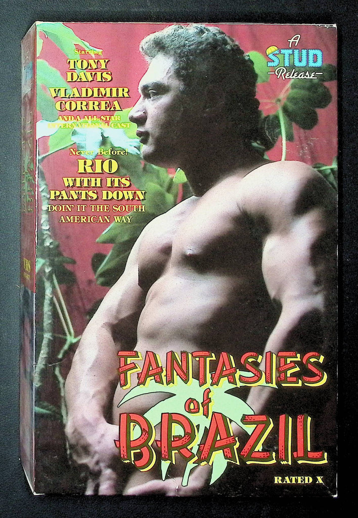 Fantasies Of Brazil Stud Video Gay VHS Tony Davis Roberto Arias 112924DMVHS