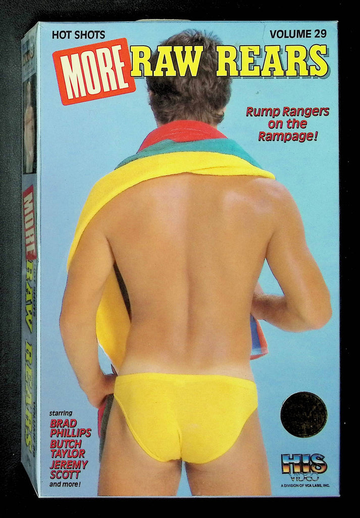 Hot Shots Vol.29 More Raw Rears HIS Video Gay VHS Brad Phillips Butch Taylor 112924DMVHS