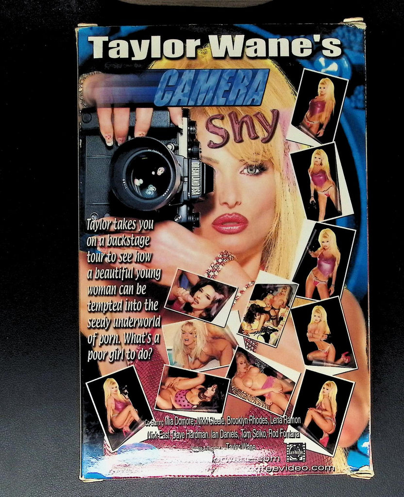 Taylor Wane's Camera Shy Starring Mia Domore, Nikki Steele, Brooklyn Rhodes Adult VHS Dreamland 080525AVHS