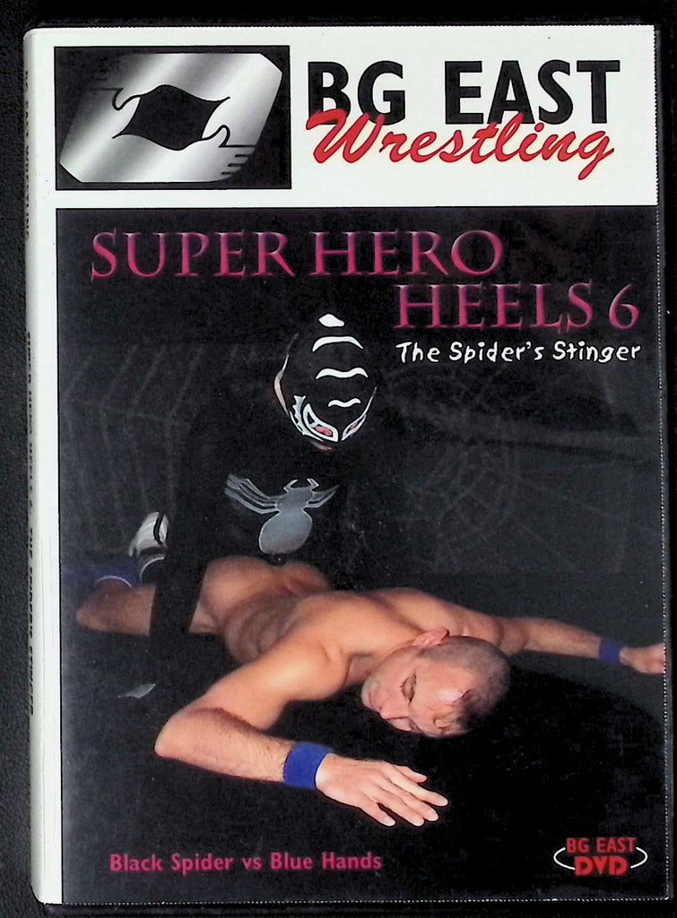 Super Hero Heels #6 Spider's Stinger Gay DVD BG East Wrestling 2004 011326AKDVD