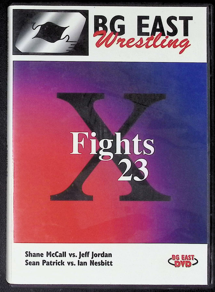 X-Fights #23 Shane McCall vs. Jeff Jordan Gay DVD BG East Wrestling 2009 011326AKDVD
