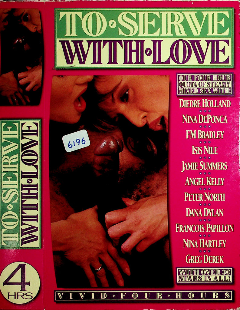 To Serve With Love with Diedre Holland Nina DePonca FM Bradley Adult VHS Vivid 052726NAVHS2-6