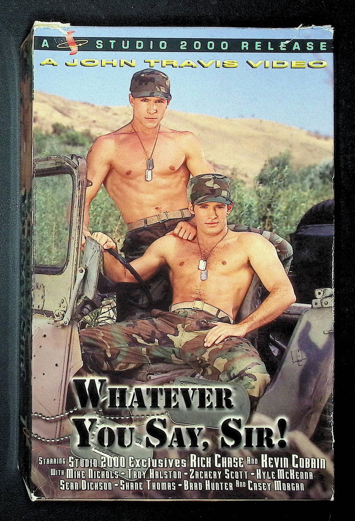 Whatever You Say, Sir! Studio 2000 Gay VHS 1997 Rick Chase Kevin Cobain 112924DMVHS2