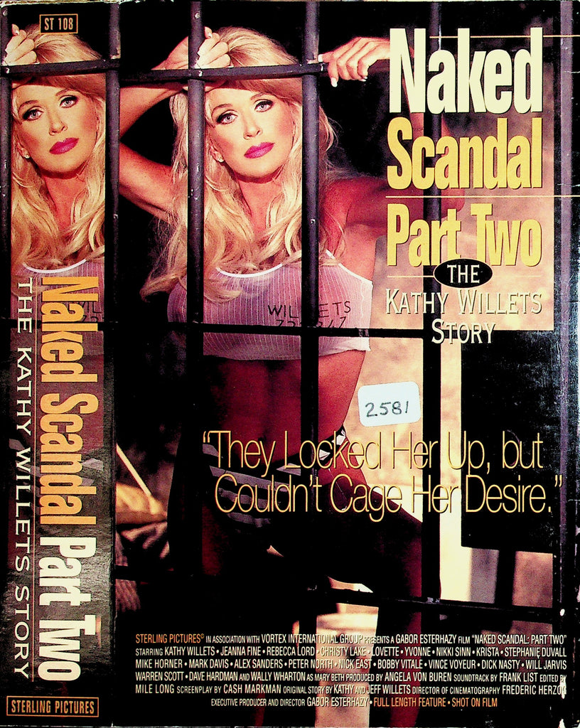 Naked Scandal Part Two The Kathy Willets Story with Jeanna Fine Rebecca Lord Christy Lake Adult VHS Sterling 052726NAVHS2-8