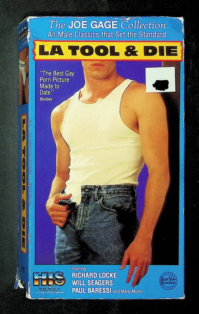 LA Tool & Die HIS Video Gay VHS 1995 Richard Locke Will Seagers 112924DMVHS2-A