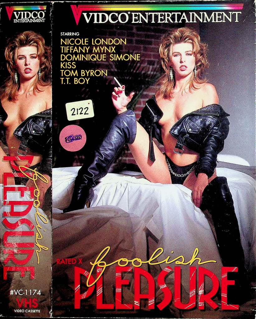Foolish Pleasure Nicole London Tiffany Mynx Dominique Simone Adult VHS VIDCO 051226NAVHS2-19