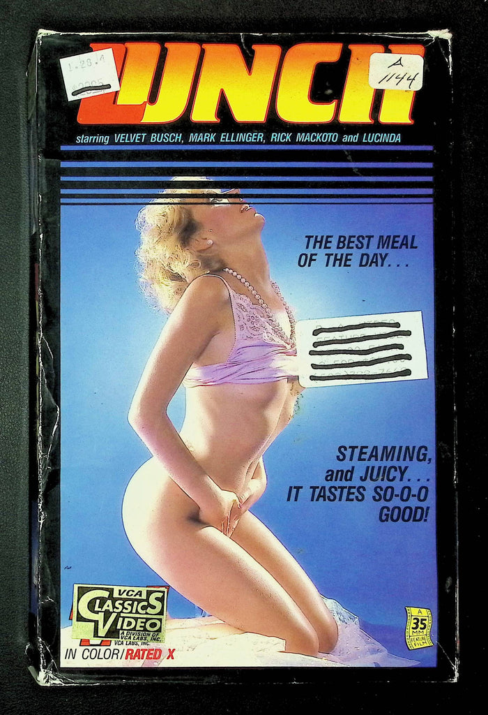Lunch VCA Labs VHS 1990 Velvet Busch Mark Ellinger 032625DMVHS