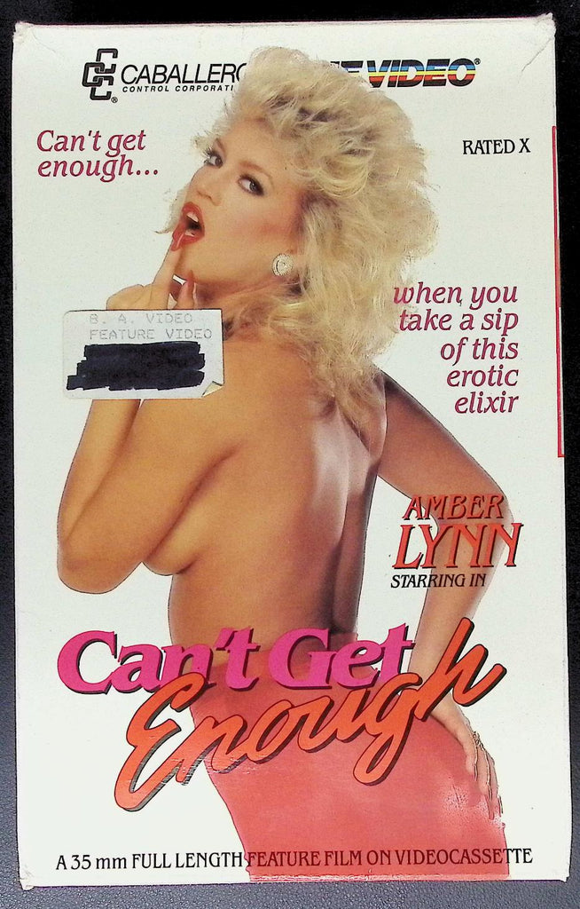 Can't Get Enough Starring Rachel Ashley, Amber Lynn, Gina Carrera, Adult VHS Caballero Home Video 081225AVHS