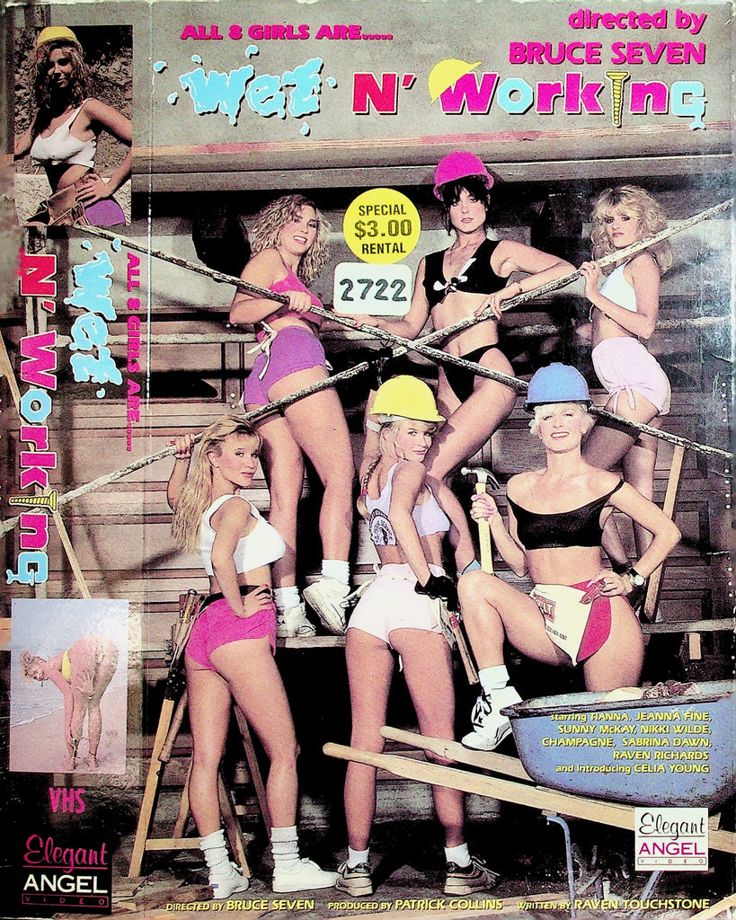 Wet N' Working Tianna Jeanna Fine Sunny McKay Adult VHS Elegant Angel 052726NAVHS3-7