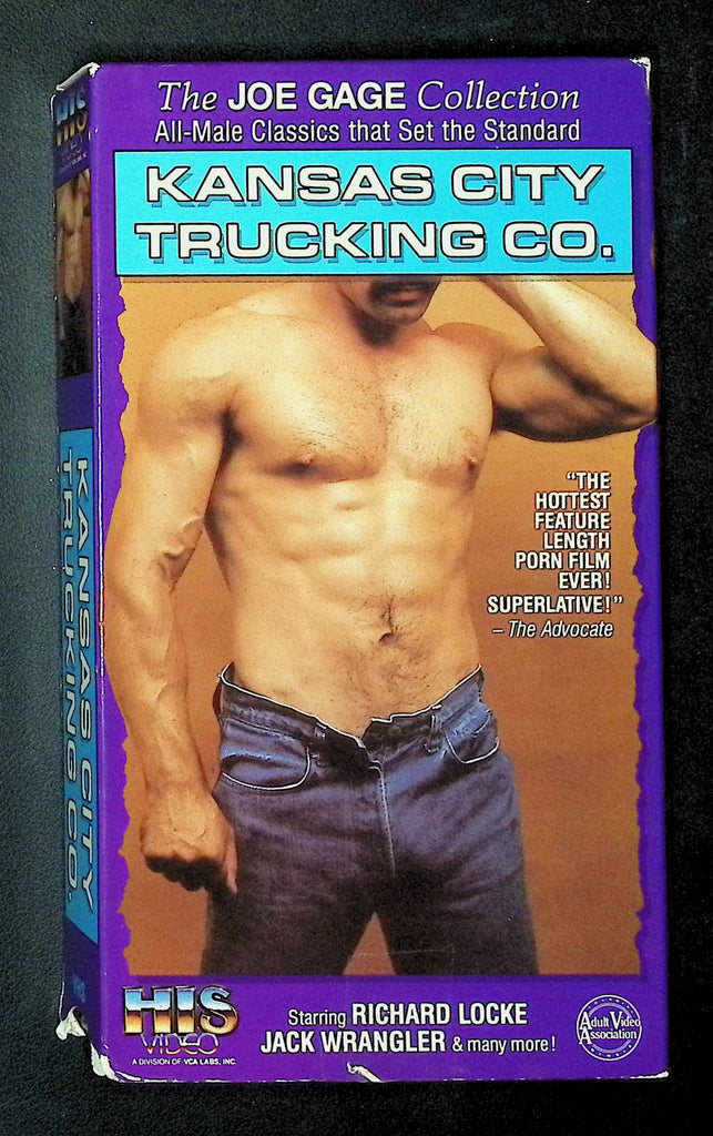 Kansas City Trucking Co. HIS Video Gay VHS 1995 Richard Locke Jack Wrangler 112924DMVHS3