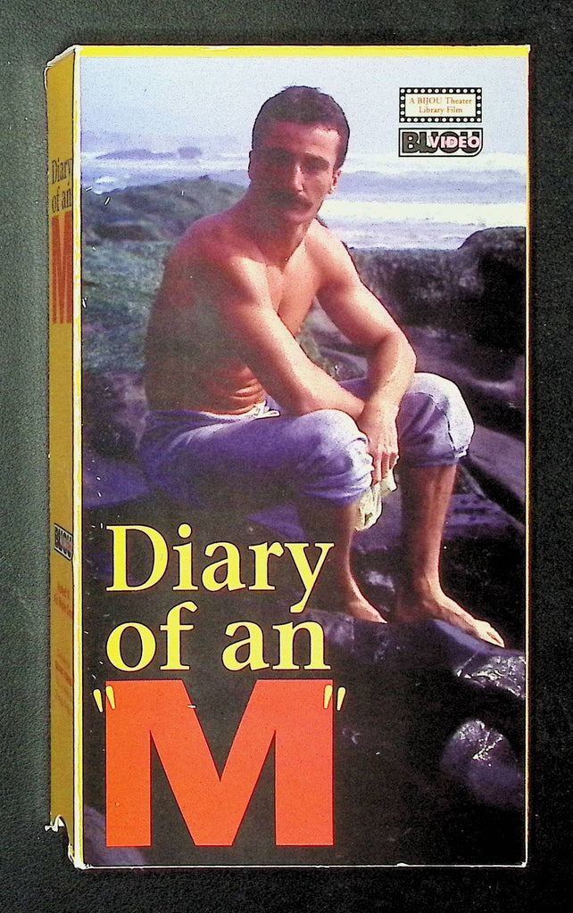 Diary Of An "M" Bijou Video Gay VHS 1989 Mike Adams 112924DMVHS3