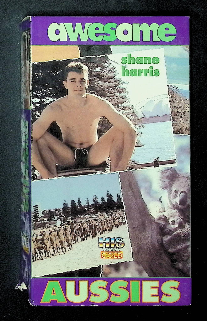 Awesome Aussies HIS Video Gold Gay VHS 1991 Shane Harris Ben Gibson 112924DMVHS3