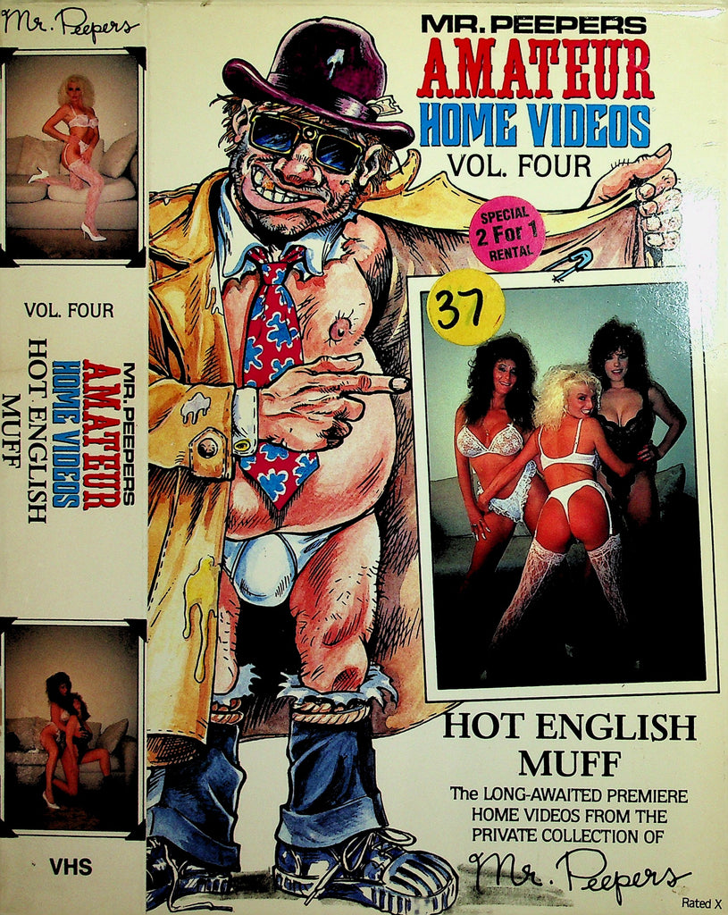 Amateur Home Video Vol. Four Hot English Muff Adult VHS Mr. Peepers 051326NAVHS2-9
