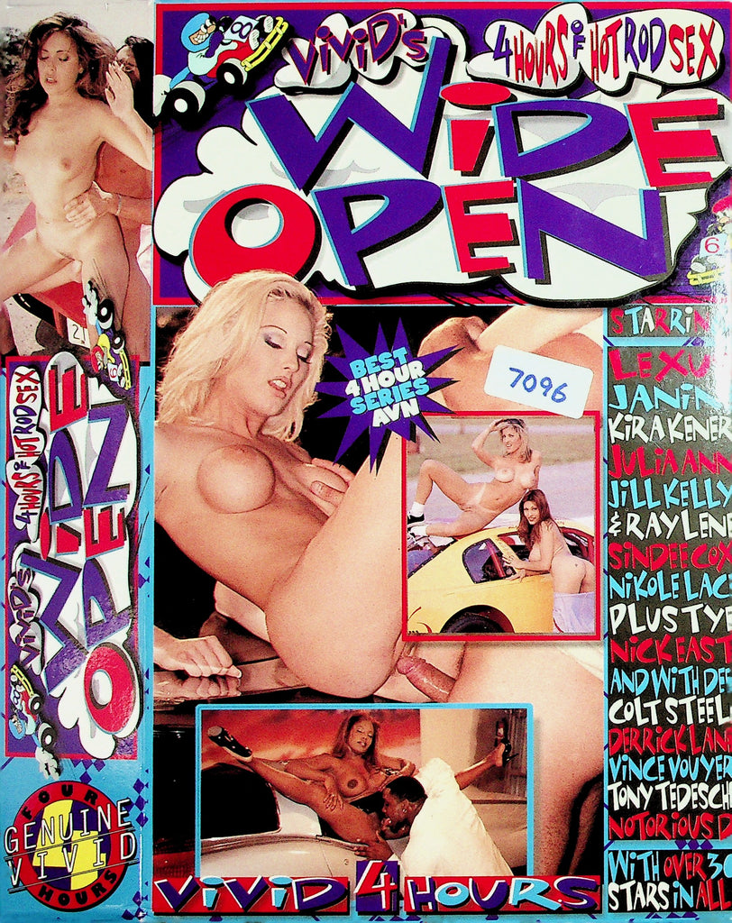 Wide Open with Lexus Janine Kira Kener Adult VHS Vivid 060826NAVHS2-3