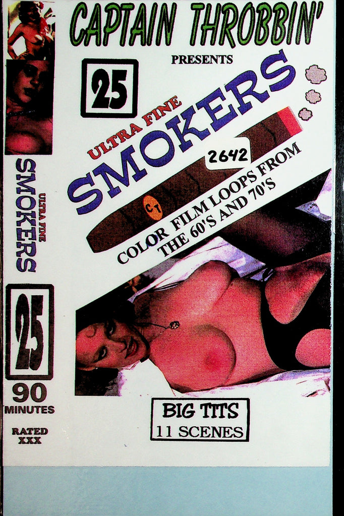 Ultra Fine Smokers 25 Big Tits Adult VHS Captain Throbbin' 051326NAVHS3-3