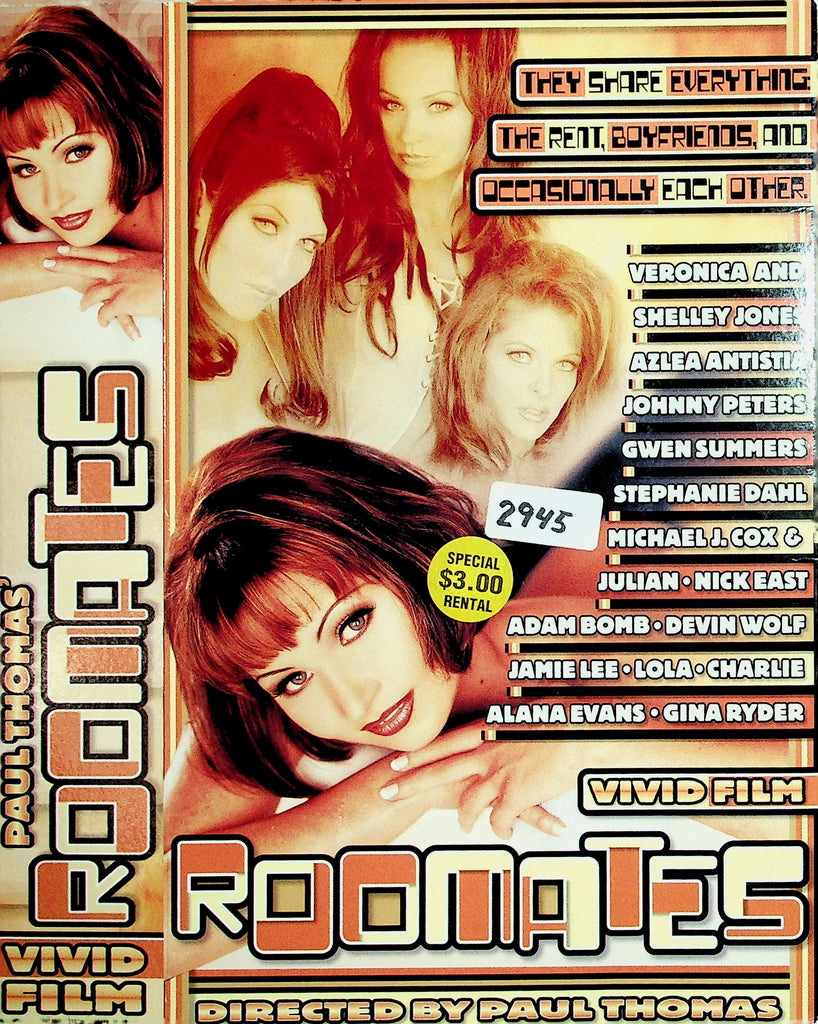 Roomates Veronica Shelley Jones Azlea Antistia Adult VHS Vivid 051326NAVHS3-15