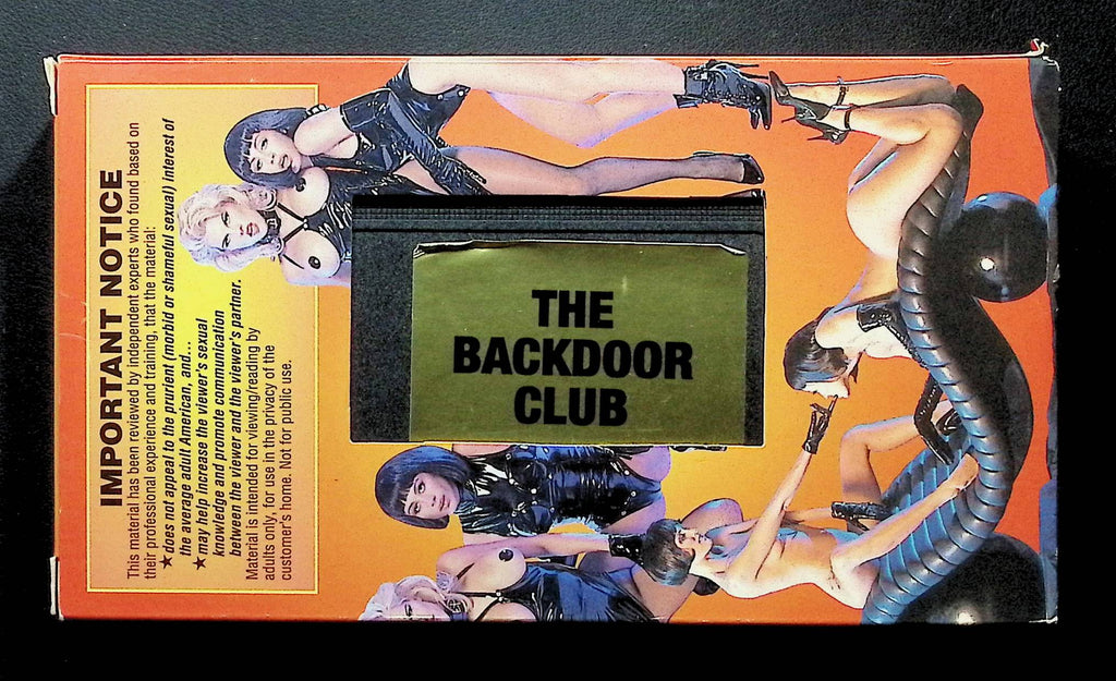 The Backdoor Club VHS 121724DMT2