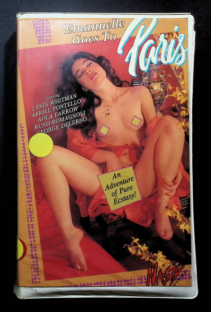 Emanuelle Goes To Paris Nasty Video VHS 1990 Lynis Whitman Abriel Pontello 060325DMVHS2